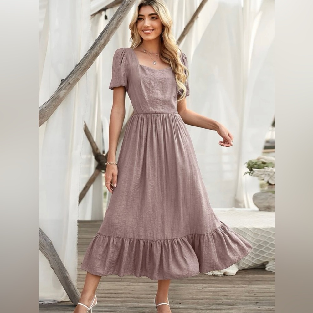 Beautiful Dusty Pink Dress - Picture 1 of 4